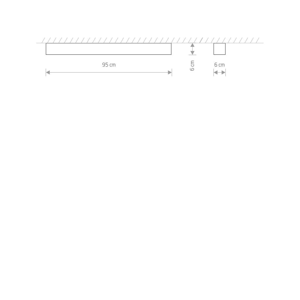 Nowodvorski SOFT plafoniera LED T8 bianca 95 cm alluminio