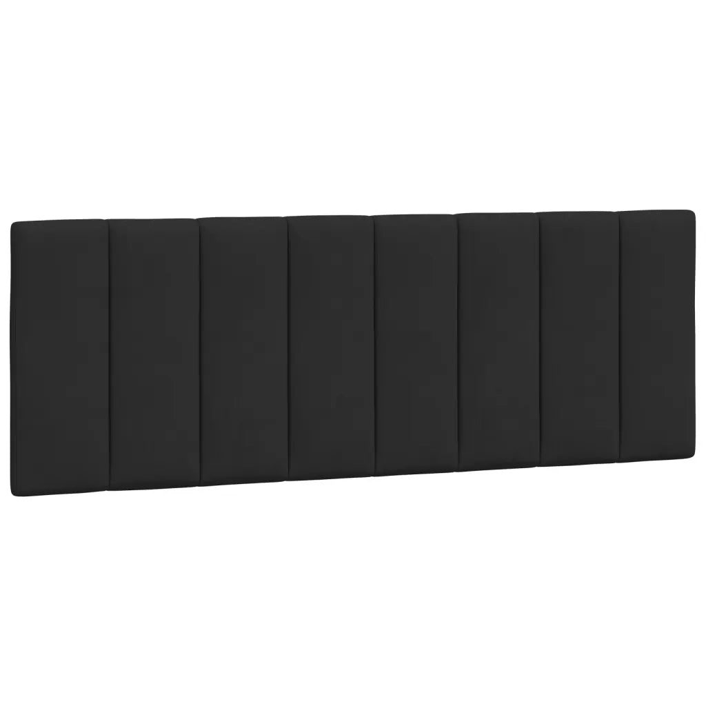 Letto con Materasso Hanko Nero 140x200 cm in Velluto