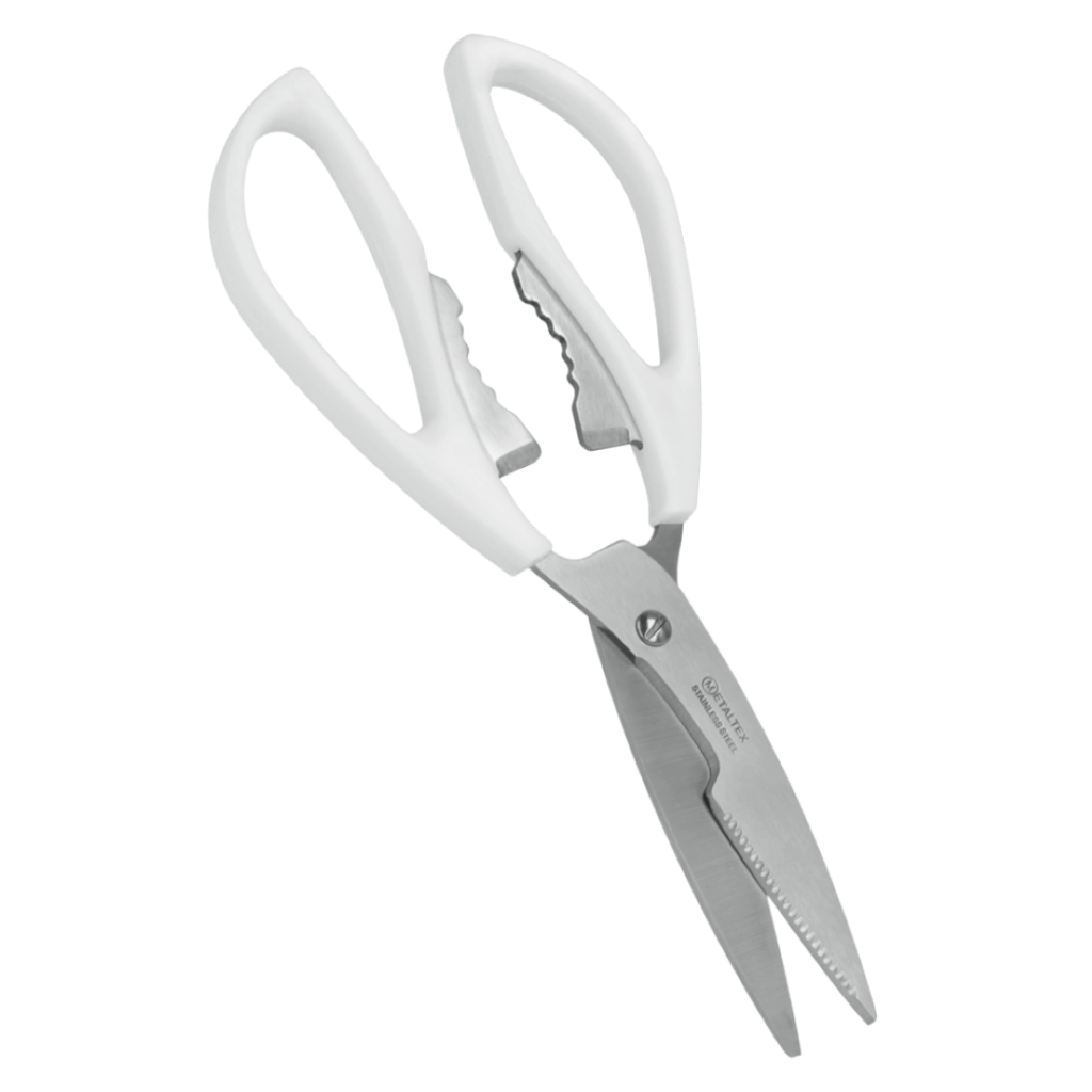 Forbici Inox Manico Plastica Abs Cm 20 Brico - Metaltex