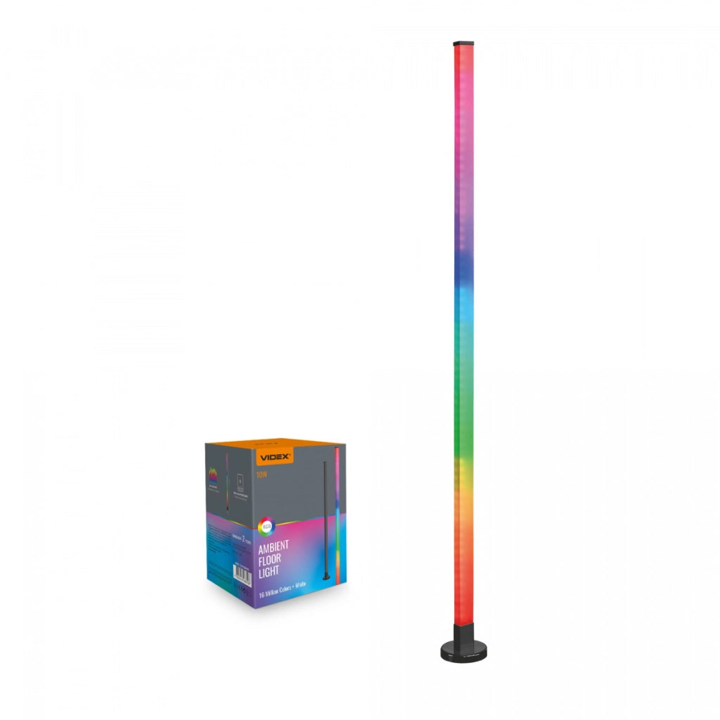 Lampada da terra LED RGBW dimmer telecomando Videx