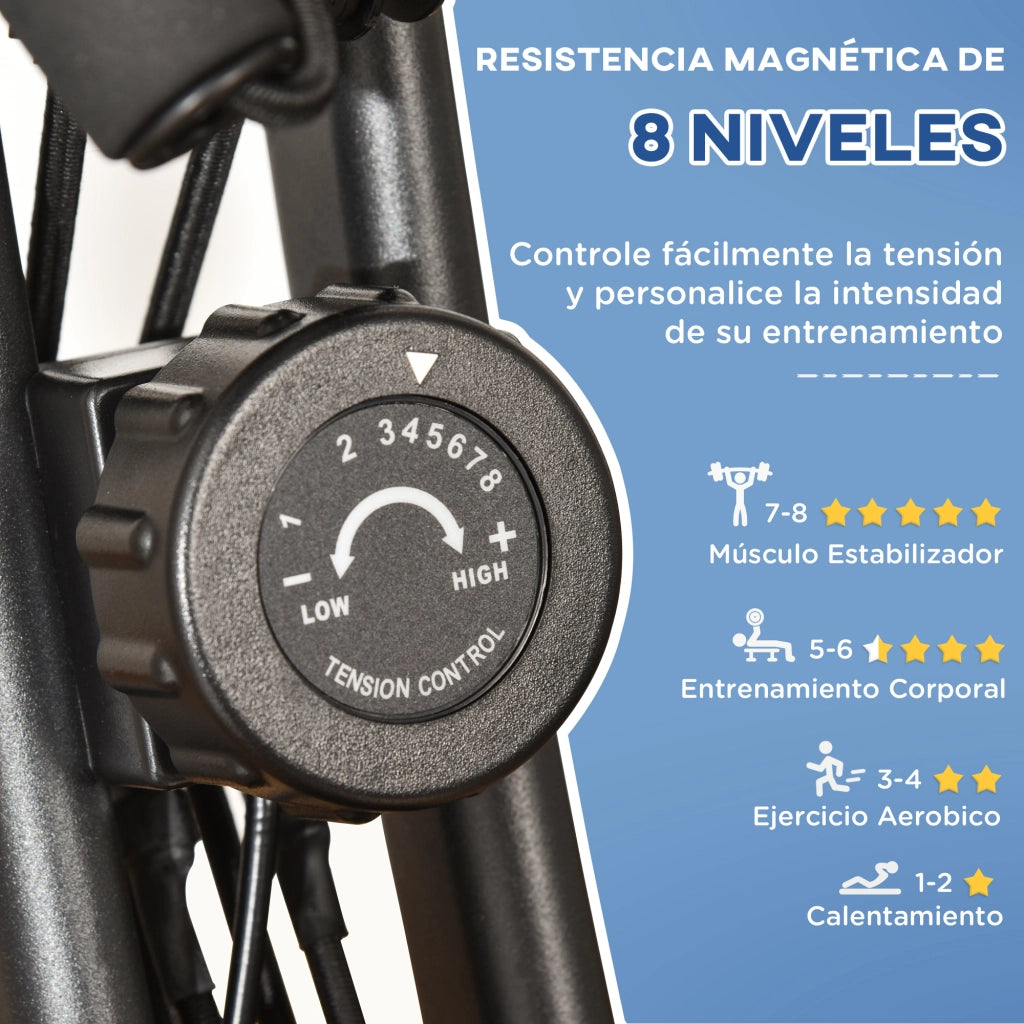 Bicicletta da camera pieghevole regolabile ¨C Minimal ¨C Nero 105x48x118 cm
