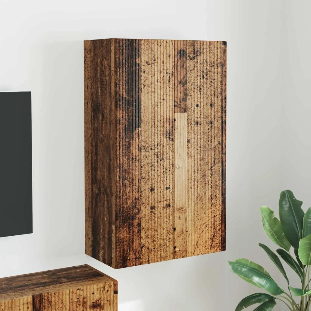 Mobile TV da parete Legno vecchio 59,5 x 31 x 100 cm 892377