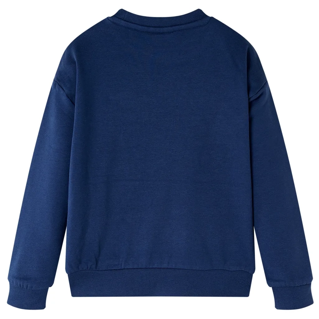 Felpa da Bambina Blu Marino 104