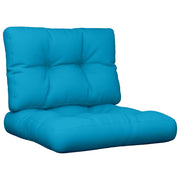 Cuscini per Pallet 2 pz | Cuscini per sedie Blu in Tessuto