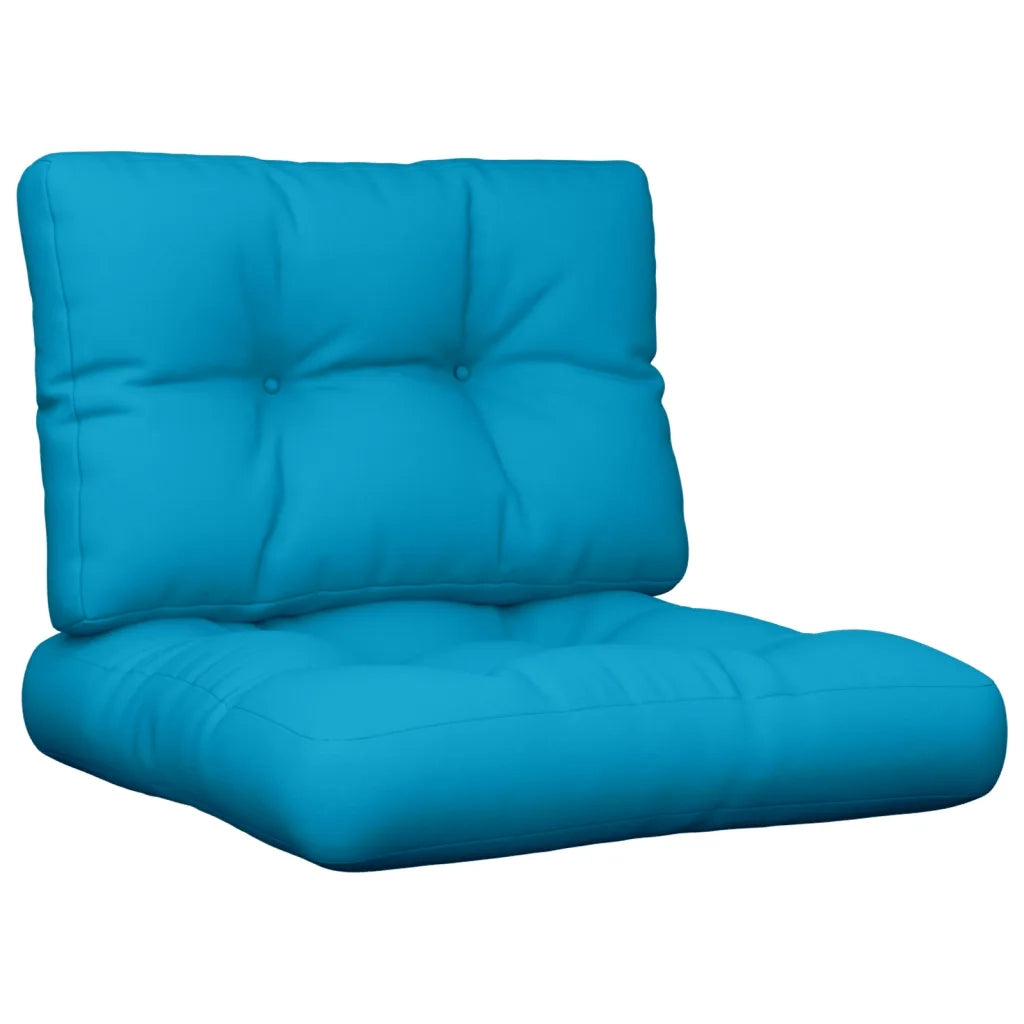 Cuscini per Pallet 2 pz | Cuscini per sedie Blu in Tessuto