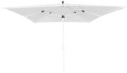 Ombrellone da Giardino 3x3 m Palo Ø48 mm in Alluminio e Poliestere Bianco
