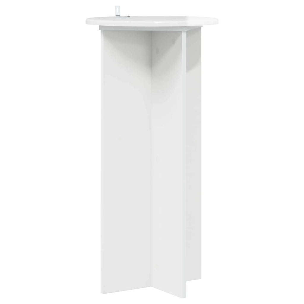 Supporto per piante 2 pcs Bianco Lucido 40 x 40 x 80 cm 899703