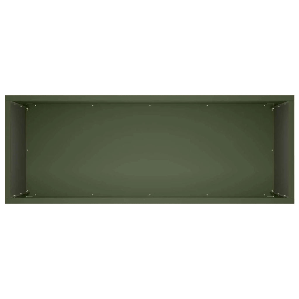Vaso da giardino Verde Oliva 80 x 40 x 50 cm 8005714