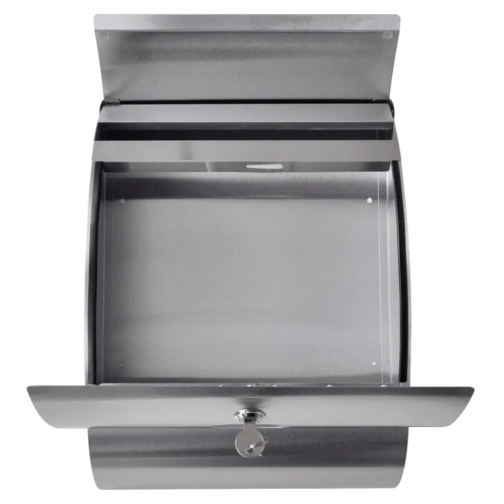 Casetta della Posta Doppia con Supporto in Acciaio Inox 271747
