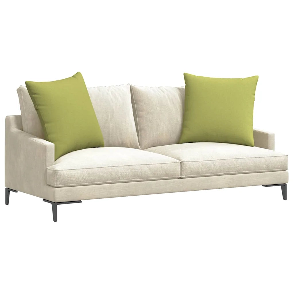 Cuscini da Divano 2 pcs Verde chiaro 60 x 60 cm Tessuto 42014007