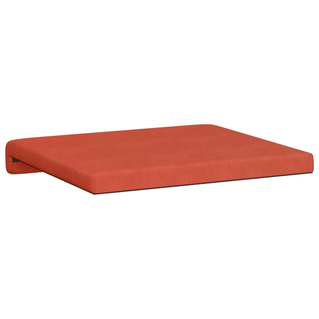 Cuscino per panchina 2 pcs corduroy Rosso Arancio 42043064