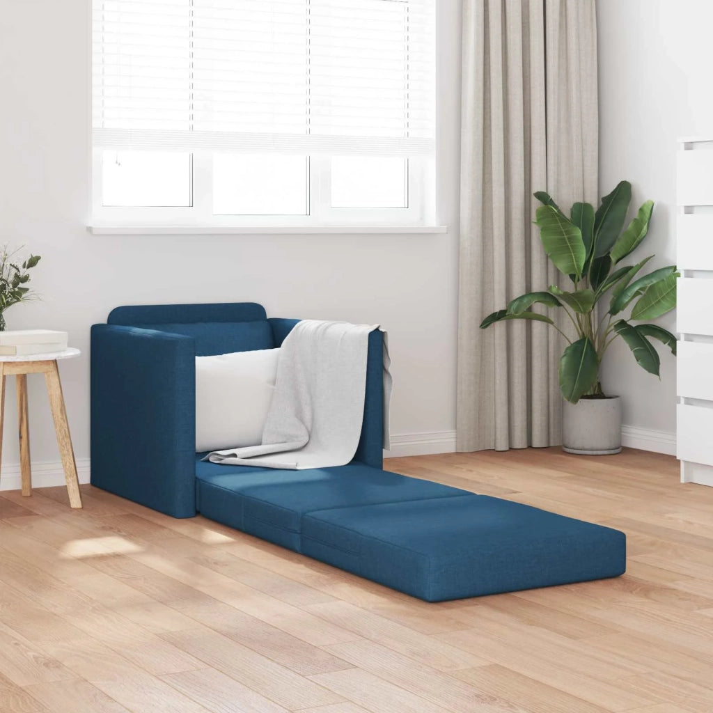 Divano letto Blu 74 x 77 x 81 cm Tessuto 4106628