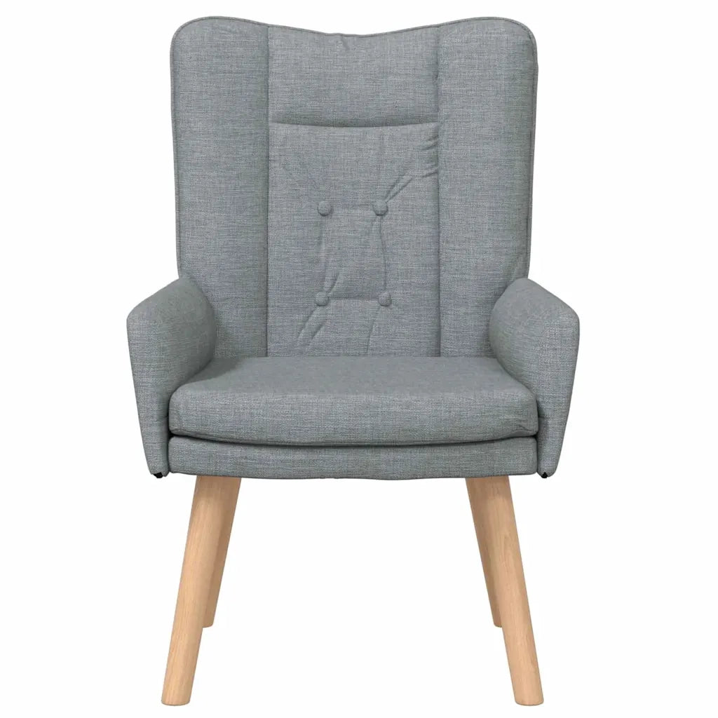 poltrona Grigio chiaro 63 x 67 x 94 cm Tessuto e compensato 42001824