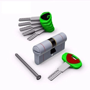 CILINDRO EVO K22 TOP SAG C/5CH+1C 31+31 FRIZ SATIN- SECUREMME- 1,0 pz