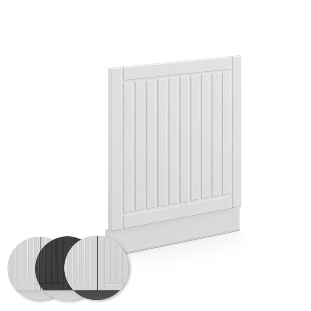 Pannello frontale Fame-Line Bianco rustico/Bianco 60 cm, PL Antracite Vicco