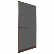 Schermo Insetti a Battente Marrone e Nero 100 x 215 cm 42047048