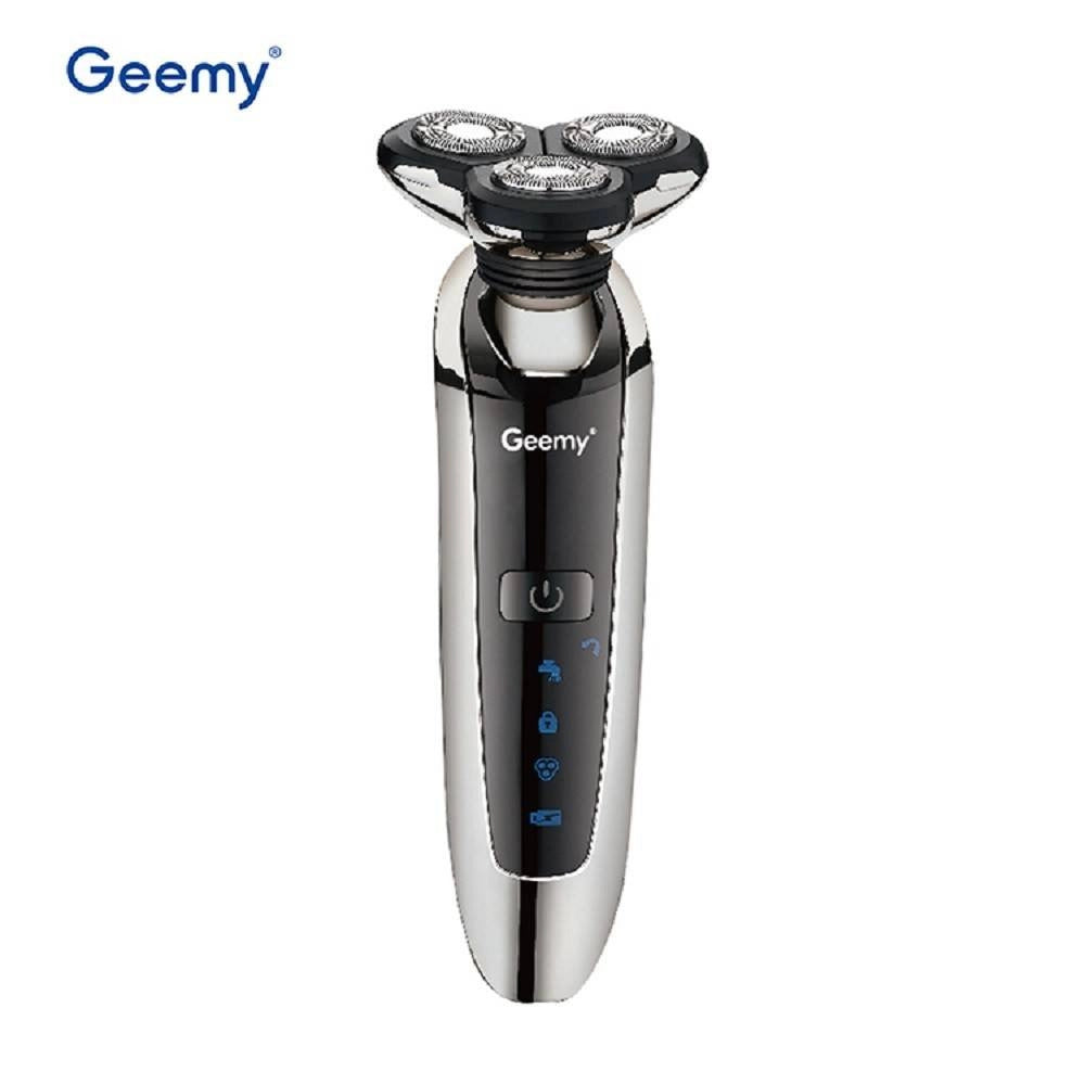Trade Shop - Rasoio Ricaricabile Elettrico Professionale Barba A 3 Testine Flottanti Gm-7760 -