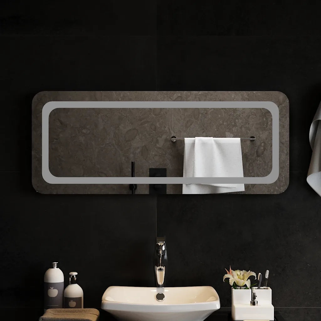 Specchio da Bagno con Luci LED 100x40 cm 151791