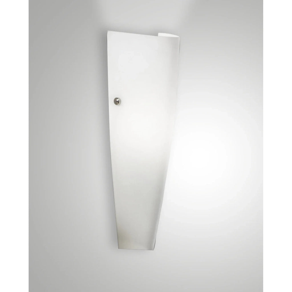 Lampada Dedalo Applique Bianca 1 Luce E27 Fabas Stile Moderno Design Elegante