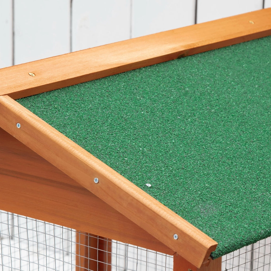 Gabbia per Uccelli da Esterno ¨C Xylo ¨C Legno Arancione 165cm con 2 Porte