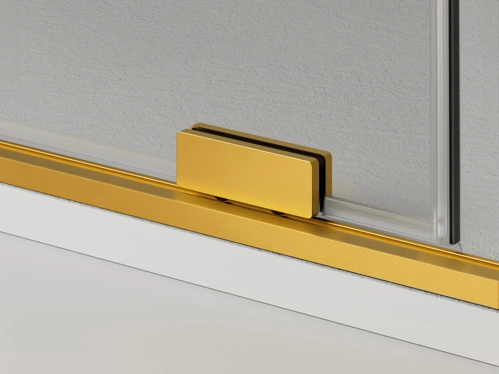 Box doccia angolare KENNA fisso + scorrevole + laterale fisso 100x75 cm (95-100/72-74) cromo lucido vetro trasparente