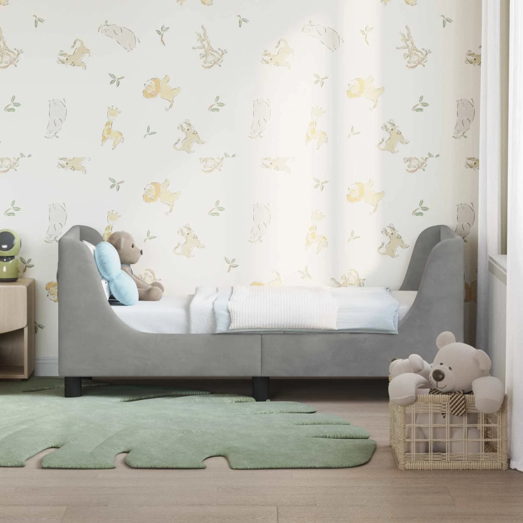 Struttura letto per bambini con testata Grigio chiaro 42010847