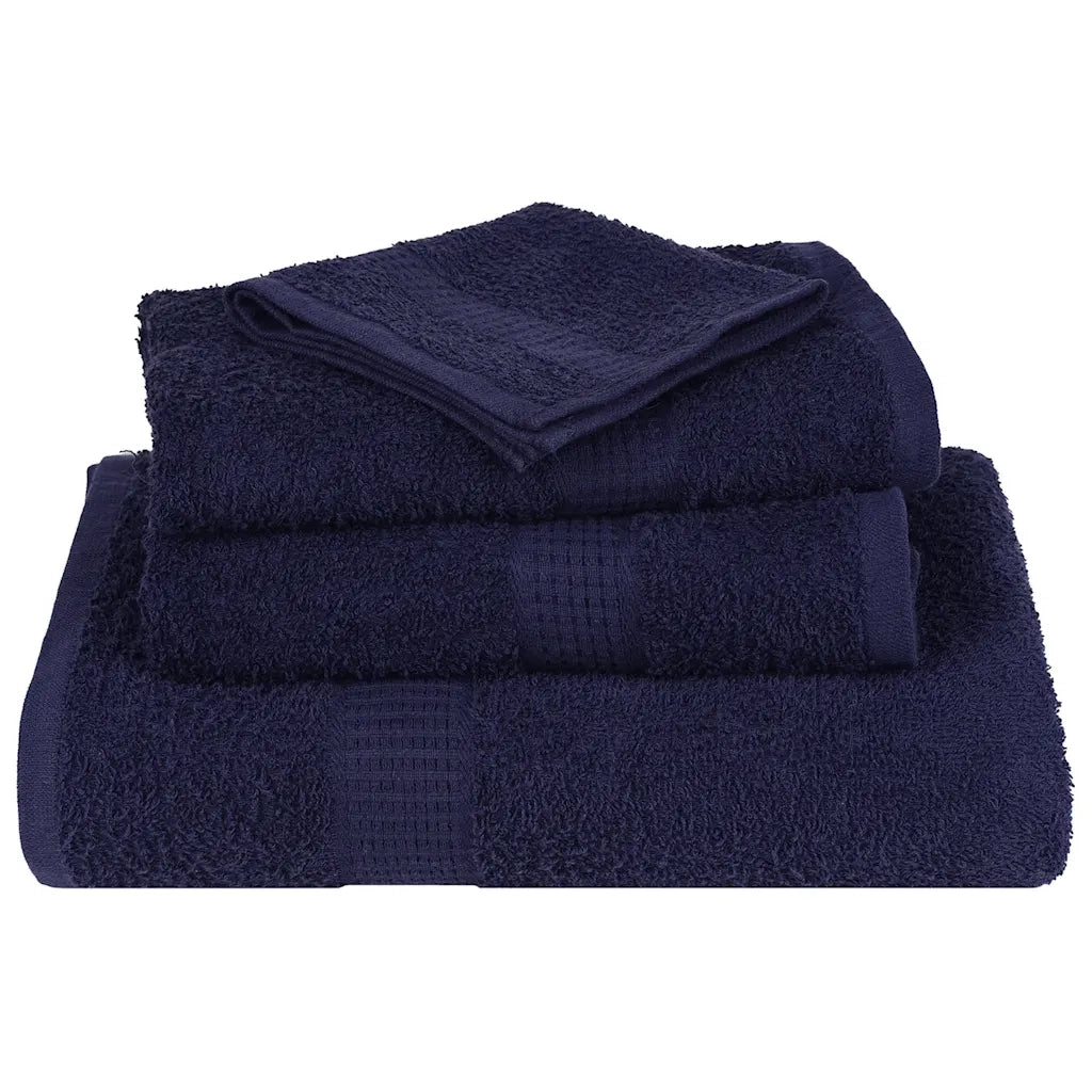 Set di asciugamani 12 pezzi FROGN Blu navy 360 g/m² 137100