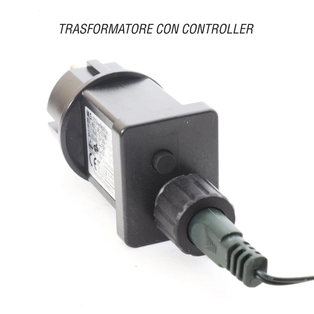 HIGH-TECH LUCI DI NATALE 500 LED BIANCO FREDDO DA INTERNO E ESTERNO 26,5 METRI