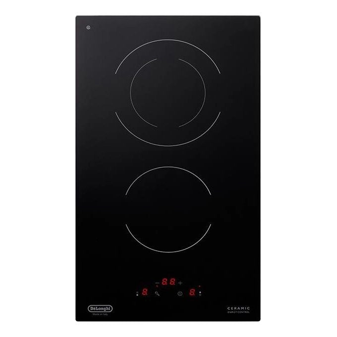 De’Longhi PVC 31 N piano cottura Nero Da incasso 30 cm Ceramica 2 Fornello(i)