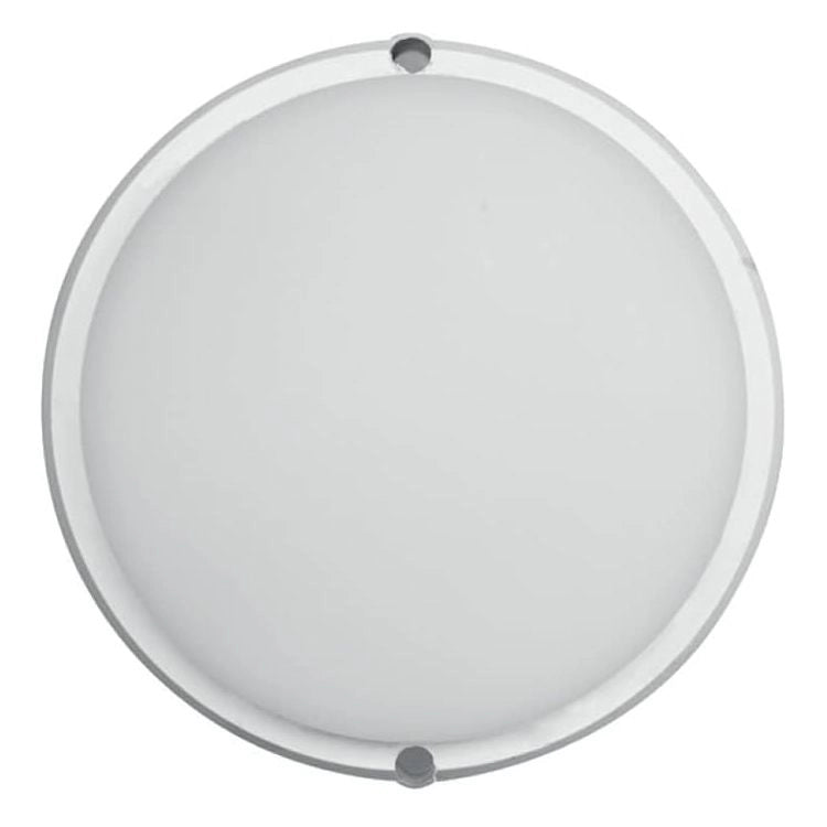 PLAFONIERA TONDA IP65 DA ESTERNO 20W 4000K 1500 LM IN PVC BIANCA VIVIDA