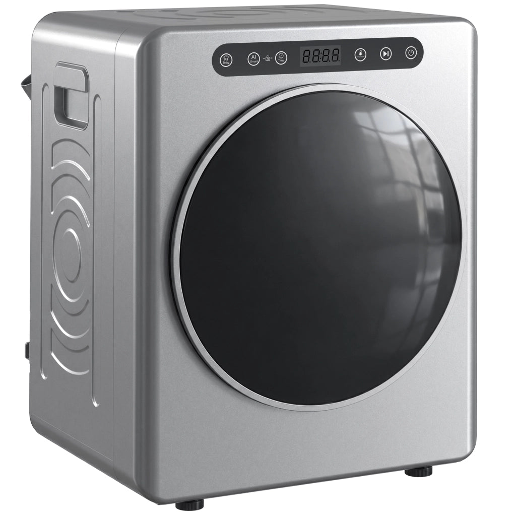 Asciugatrice Elettrica 1000W ¨C Xylo ¨C 3 Kg, 6 Modalit¨¤, Acciaio Inossidabile, Argento