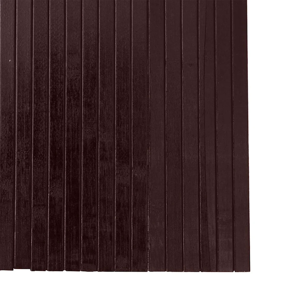 Pannello Divisore per la Stanza Bambù Marrone Scuro Larghezza 250 cm Altezza 165 cm 241669