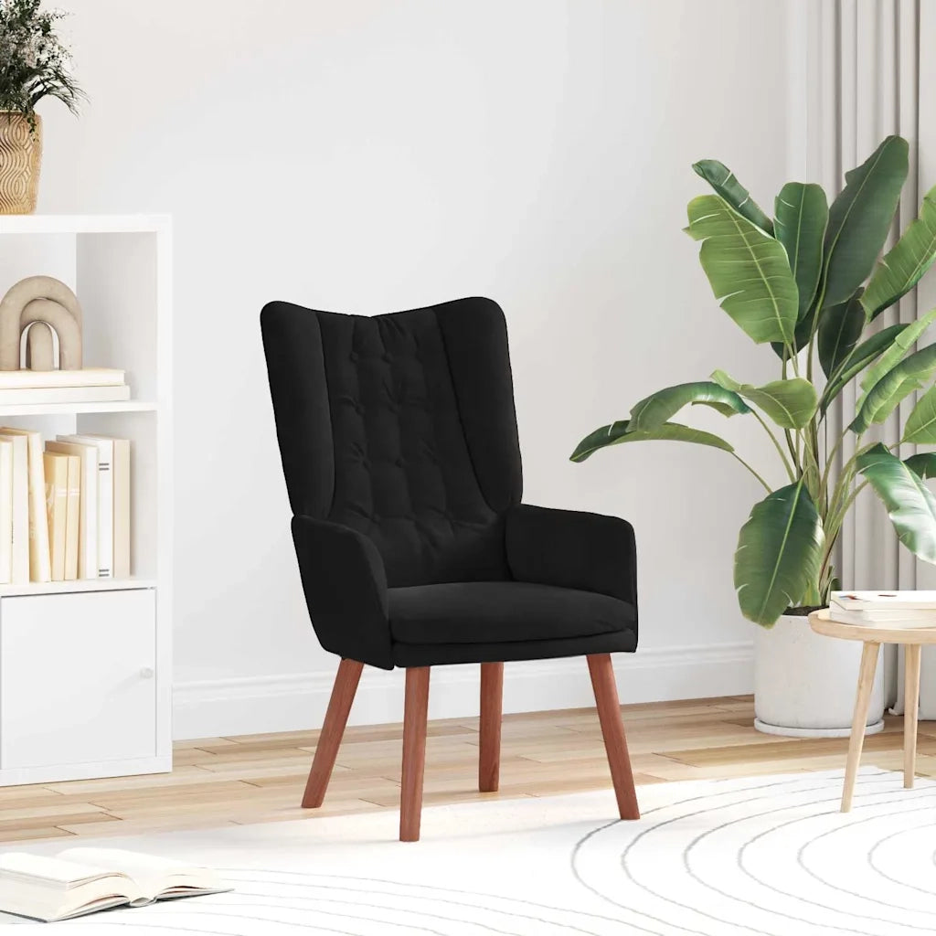 poltrona Nero 63 x 67 x 94 cm Velluto 42001820