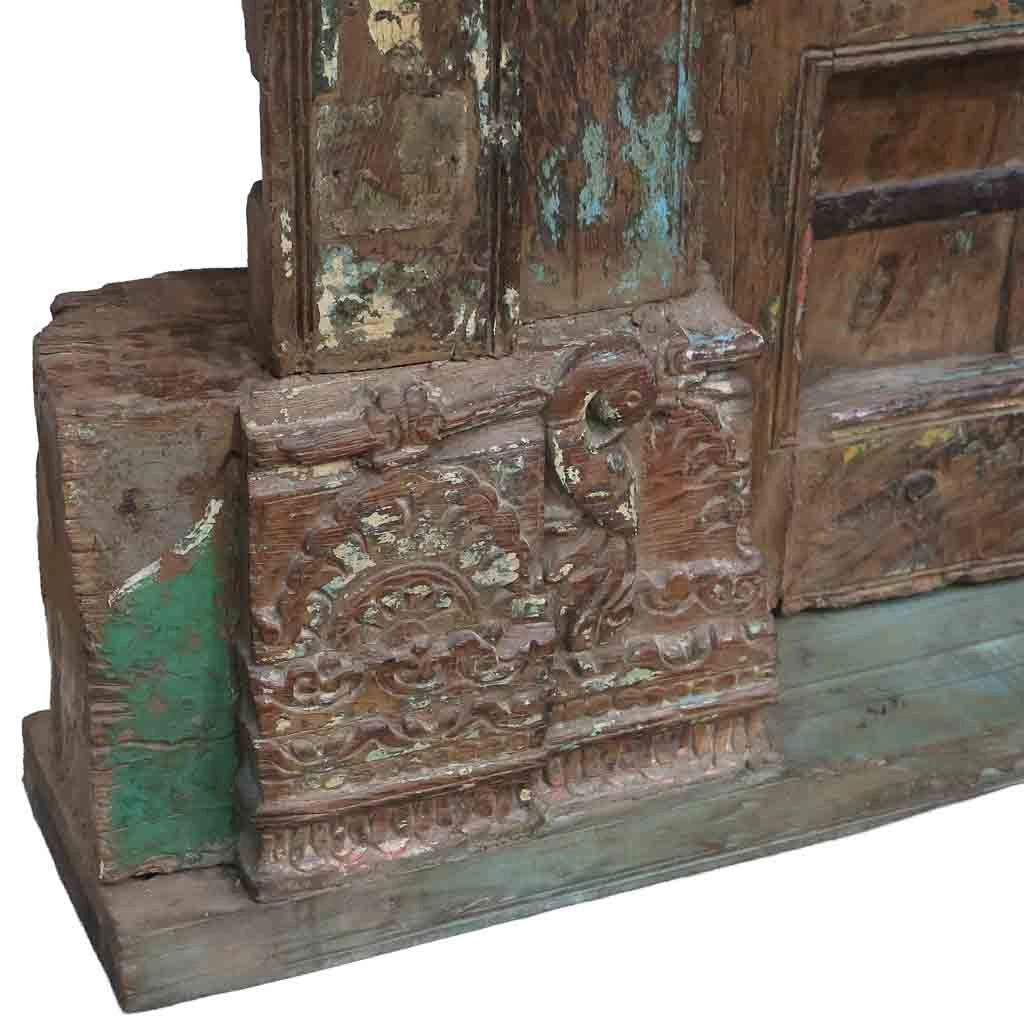 Porta in legno marrone 164x34x220h cm