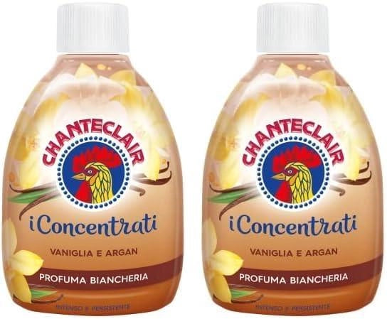 CHANTECLAIR SET DA 2 PZ I CONCENTRATI PROFUMA BIANCHERIA FRAGRANZA VANIGLIA E ARGAN INTENSO E PERSISTENTE 220 ML