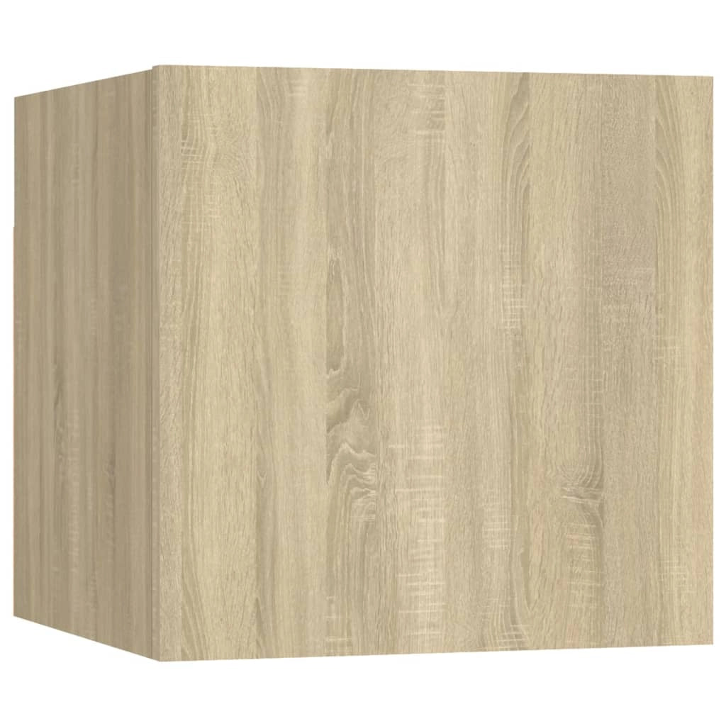 Mobile TV multimediale mensola TV credenza TV sala da pranzo soggiorno camera da letto a parete rovere Sonoma legno ingegnerizzato marrone 02_0028168