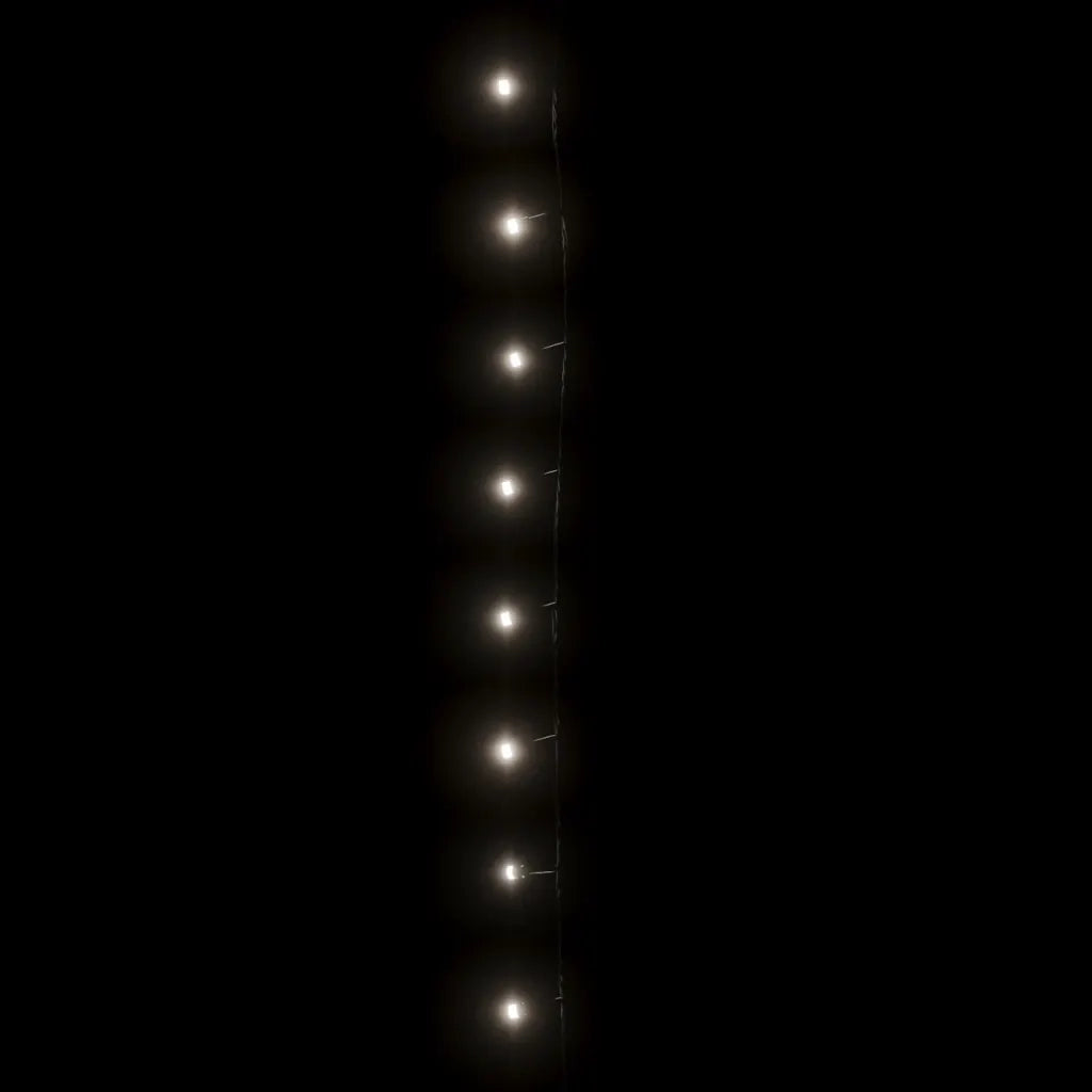 Stringa Luci 2000 LED Interni Esterni 200m IP44 Bianco Freddo 51299