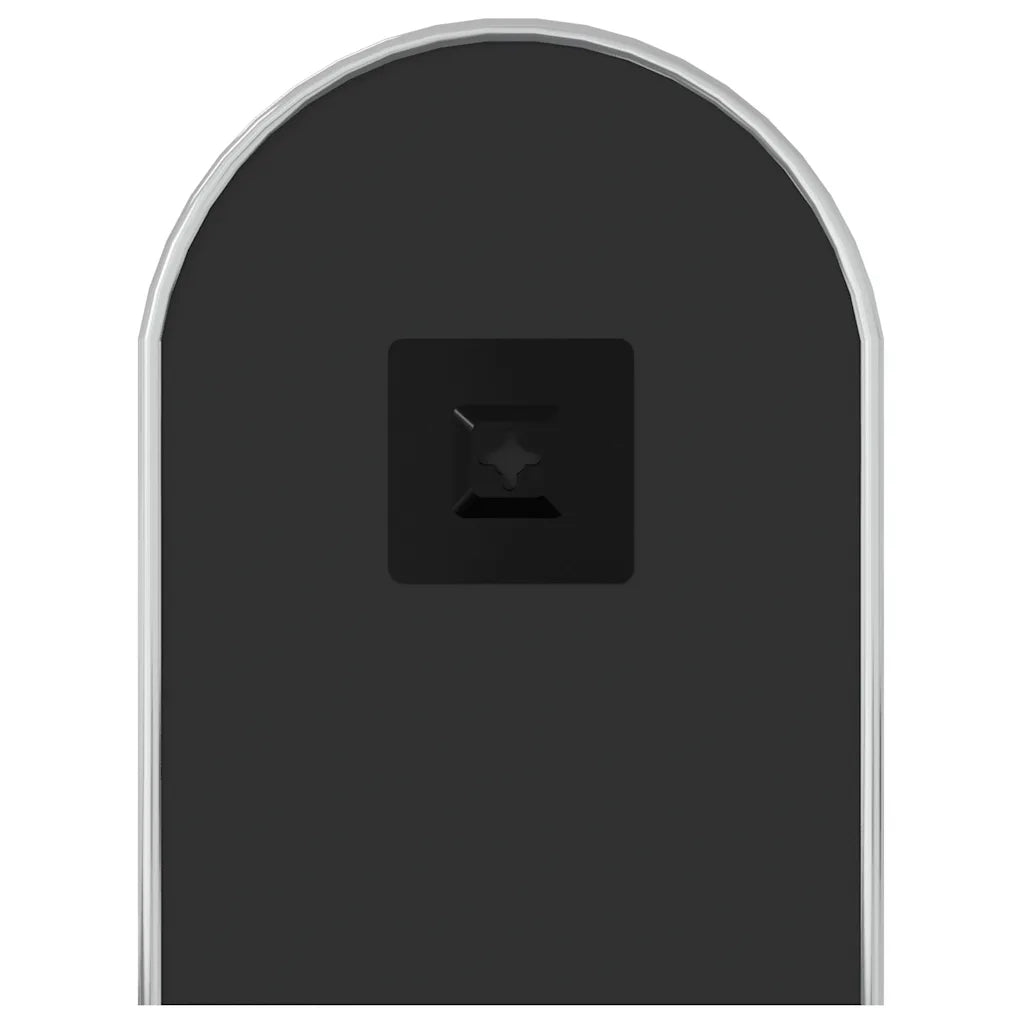 Specchio da Parete | Specchio decorativo Argento 50x20 cm Ovale