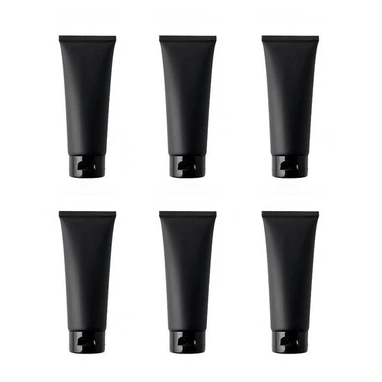 Etichette per viaggio - 6 pezzi - 100ml/3.3oz - Resistenti a cibi e bevande - Coperchio a scatto - Accessori per viaggio - Ideali per le toilette - Tolettine