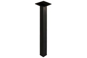 Piede Quadro Nero 25X25.H 200 Set 5 Pezzi - Masidef
