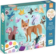 Set multi-attivita creative Fluffy Box, Djeco,Eta 6-10 anni