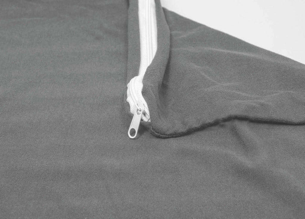 Copridivano Antimacchia Elasticizzato Penisola Componibile Tinta Unita Modello Perfetto - 1+3 - Grigio Scuro