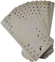 Piastra di connessione robusta - zincata - 210x90x2 mm - piatta
