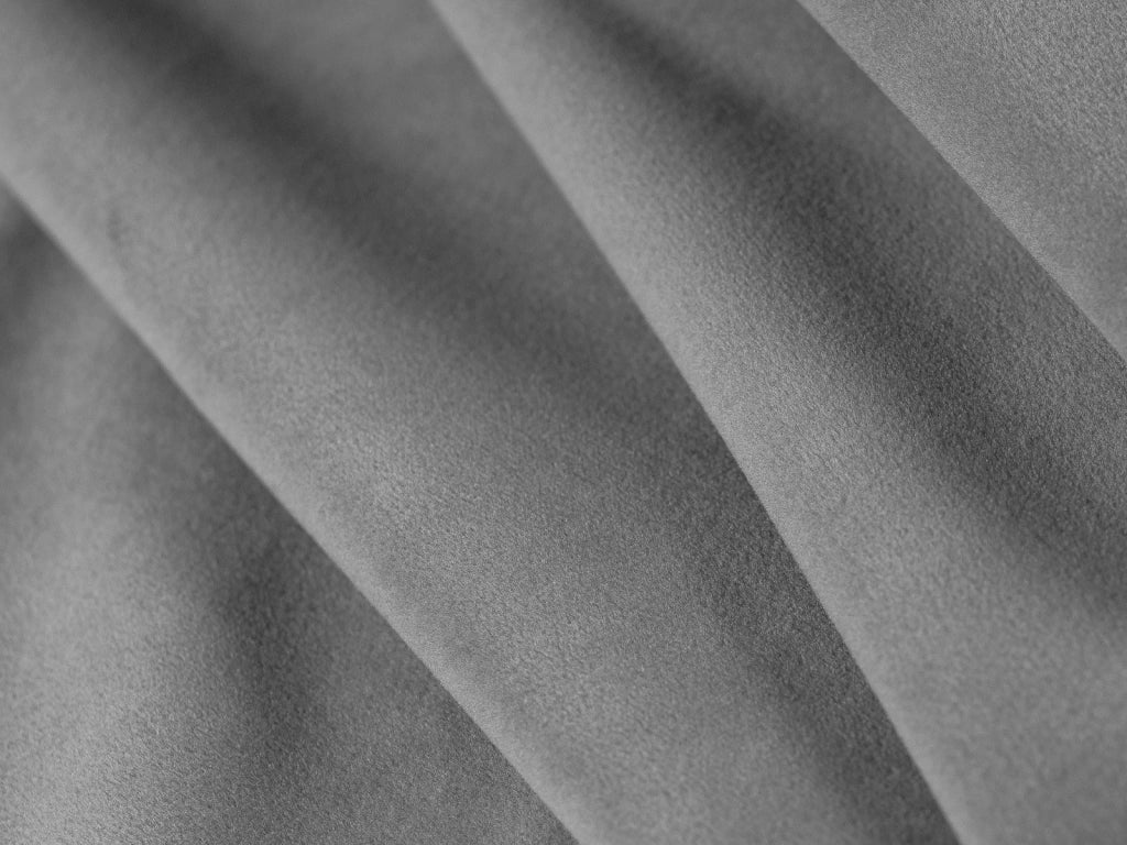 Cosmopolitan Design - Divano modulare "Sydney" 4 posti in velluto grigio chiaro 