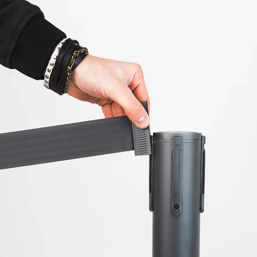 Set 10 Colonnine Segnapercorso Tendinastro Nero EasyTOP