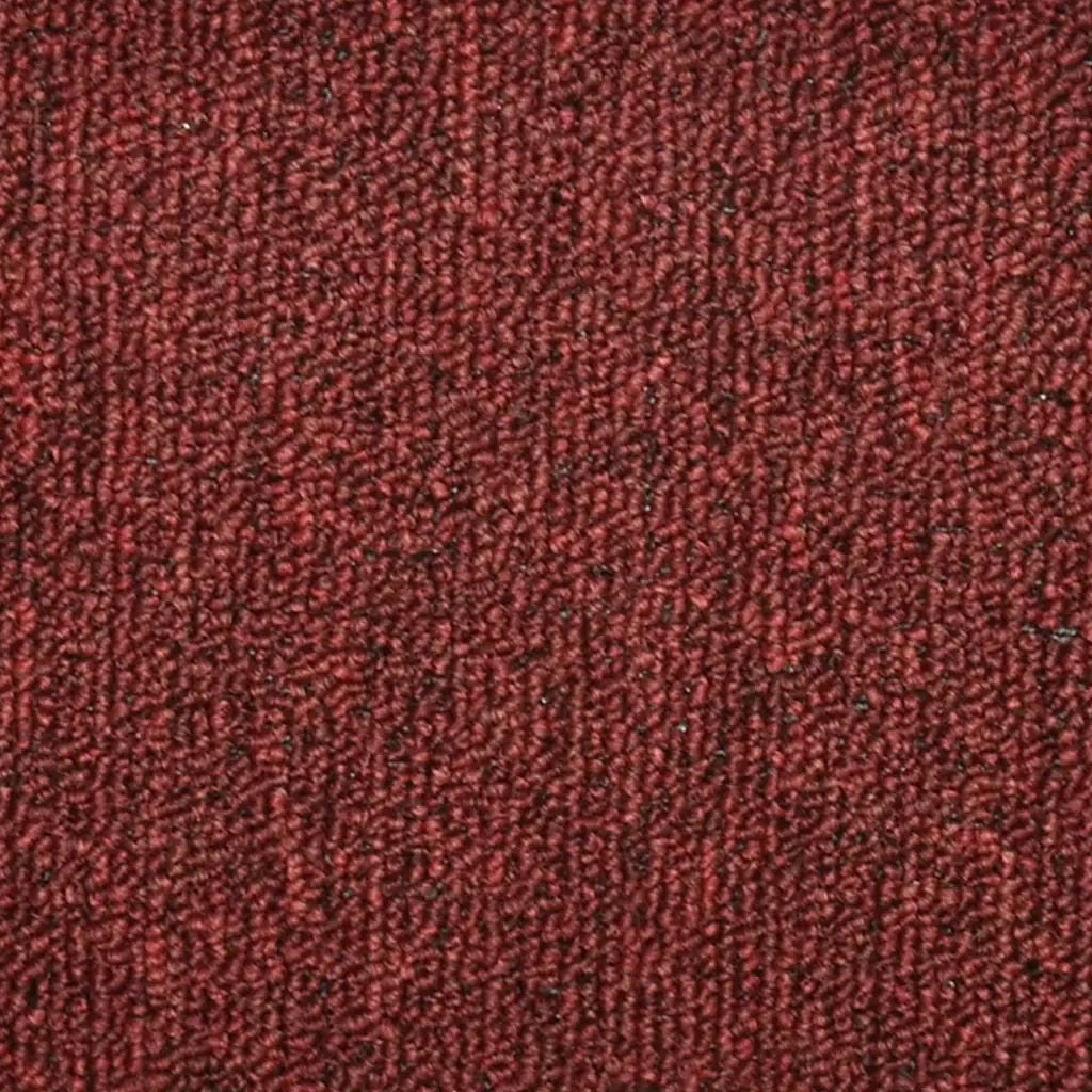 Tappetini per scale 30 pz 56x17x3 cm Bordeaux semicircolari 3365747