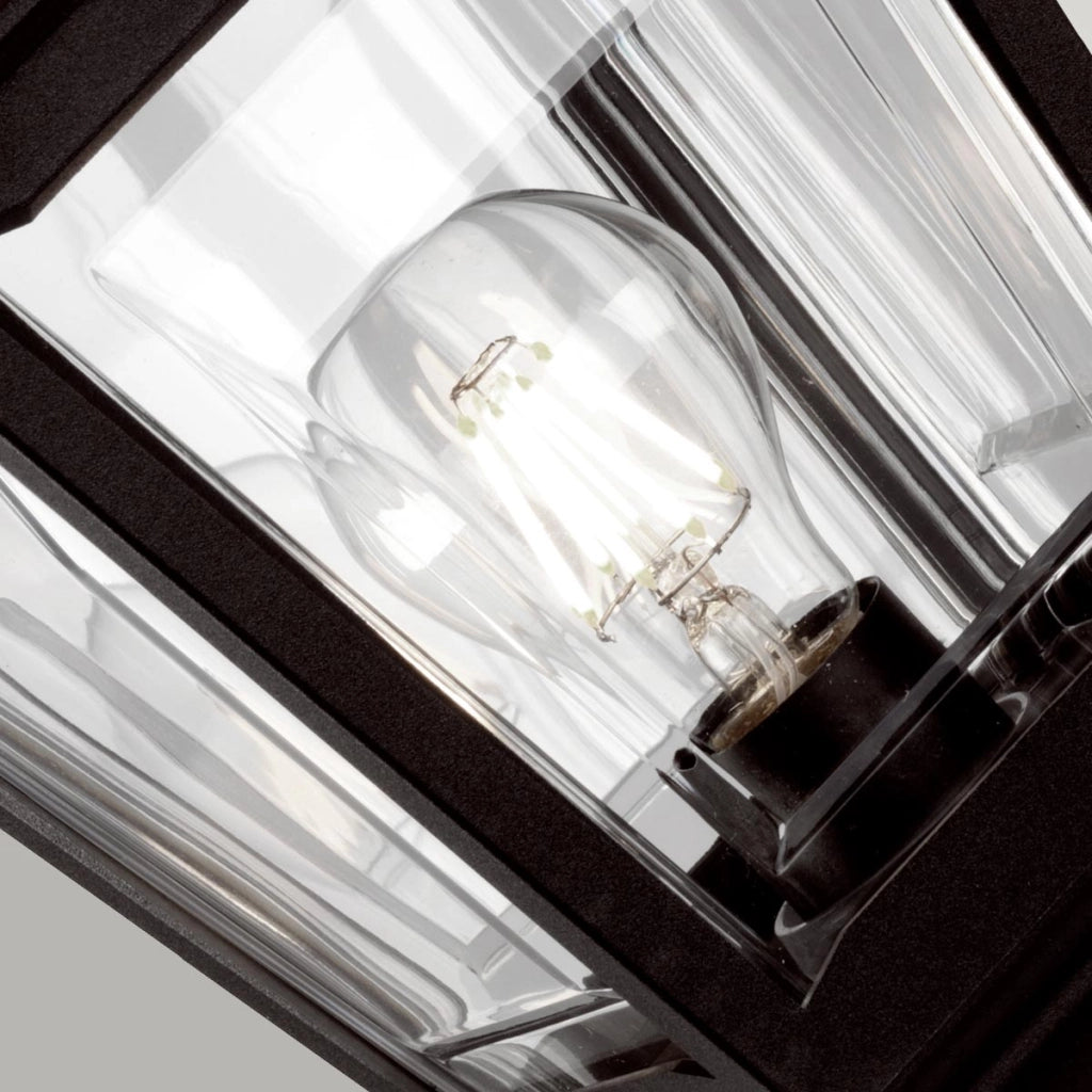 Lampada da esterno piedistallo nera Kerry E27 IP44
