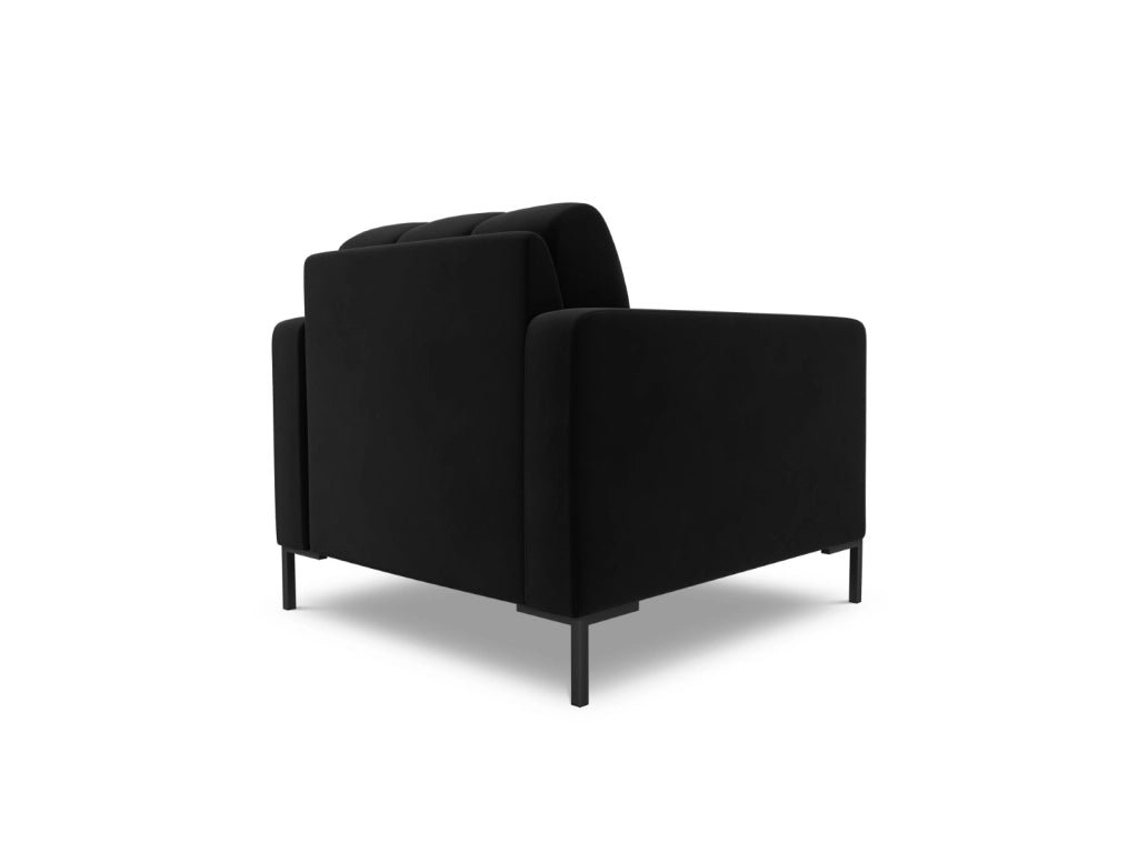 Cosmopolitan Design - Poltrona "Bali" in velluto nero 