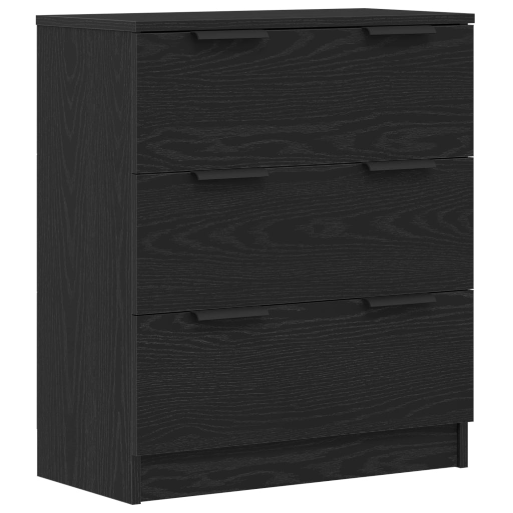 Credenza 3 pcs Rovere Nero 180 x 30 x 70 cm Legno multistrato 3332514