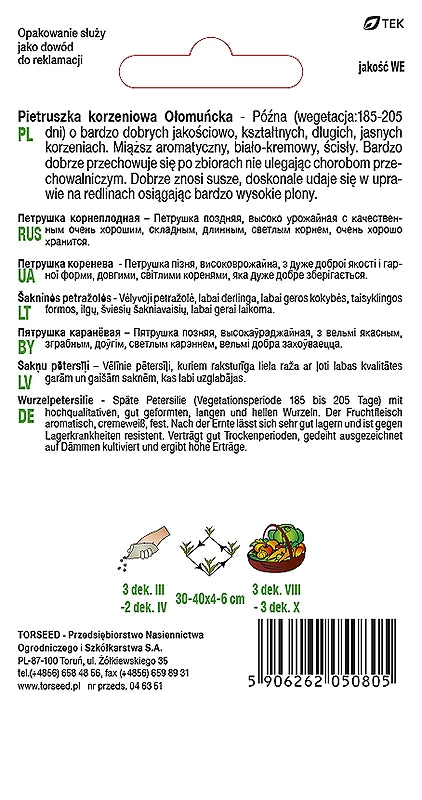 Prezzemolo radice di Olomouc 3g